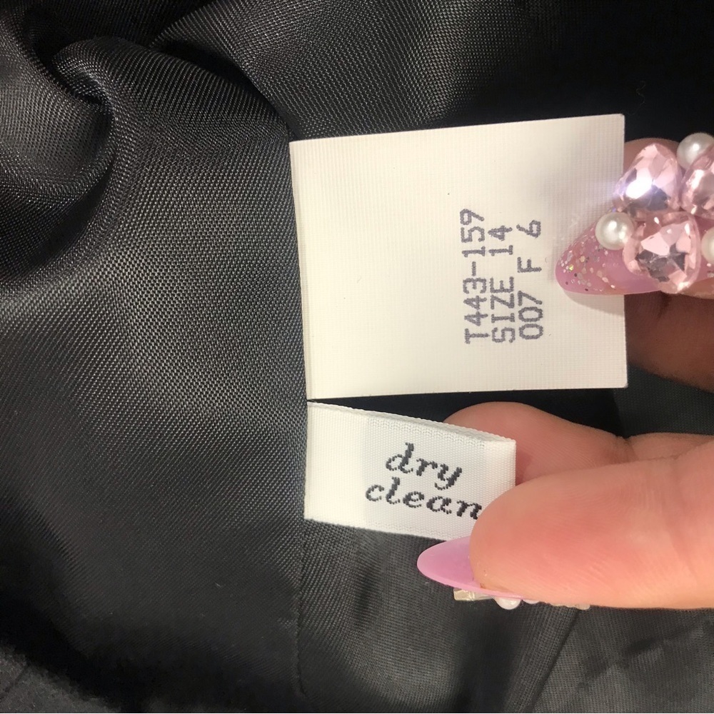 Pendleton Black Single Breasted Wool Blazer, Size… - image 5